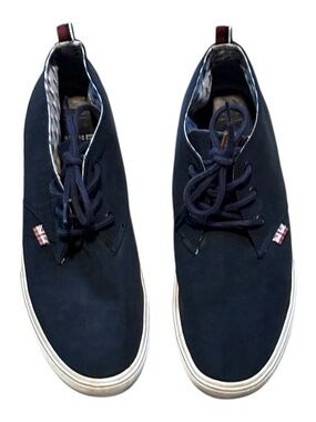 Men’s Ben Sherman UK Mod Black Bristol Nylon Canvas Chukka Boots Sneakers 10.5